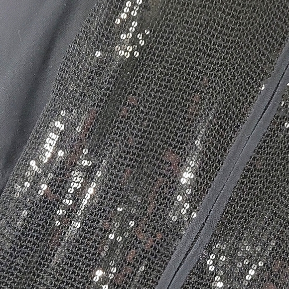 Quacker Factory Embellished Zipper closure Cardigan Size S - Picture 4 of 7